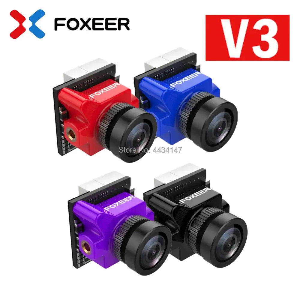 Foxeer Predator V4 FPV Micro Camera 16:9/4:3 PAL/NTSC switchable Super WDR OSD 4ms Latency Upgraded Foxeer Predator V2 Camera
Foxeer Predator V4 FPV Micro Camera 16:9/4:3 PAL/NTSC switchable Super WDR OSD 4ms Latency Upgraded Foxeer Predator V2 Camera