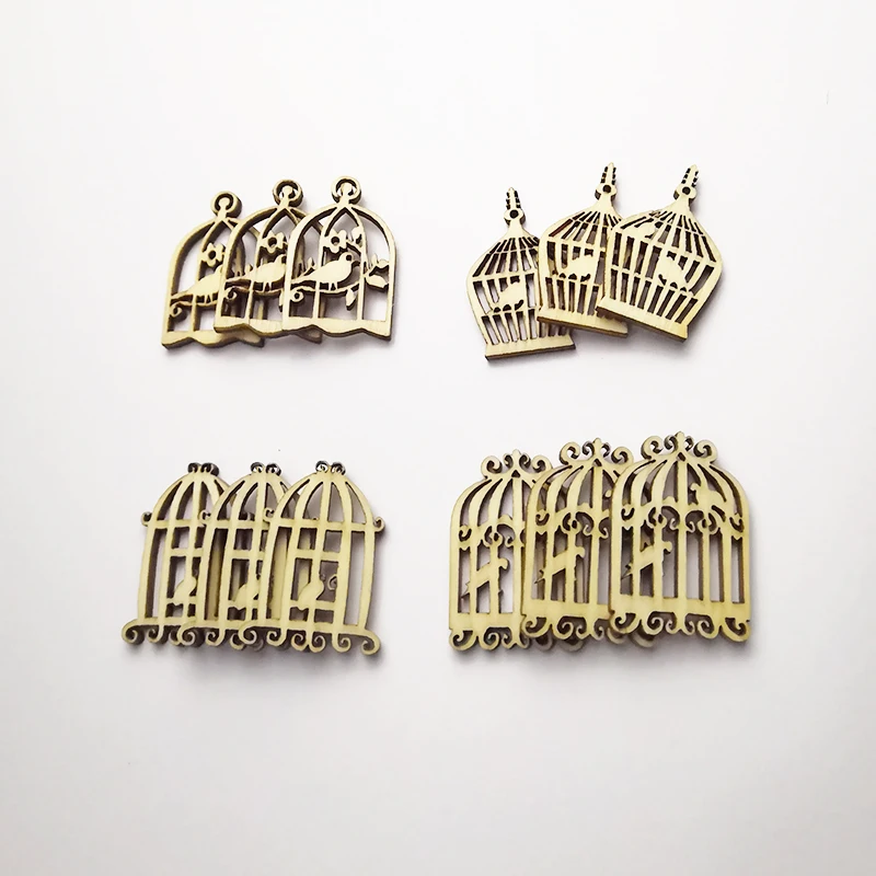 50Pcs/Lot Birdcage Natural Wooden Scrapbooking Craft for Embellishments Handmade Diy handicraft Decor DIY Hand Crafts
50Pcs/Lot Birdcage Natural Wooden Scrapbooking Craft for Embellishments Handmade Diy handicraft Decor DIY Hand Crafts