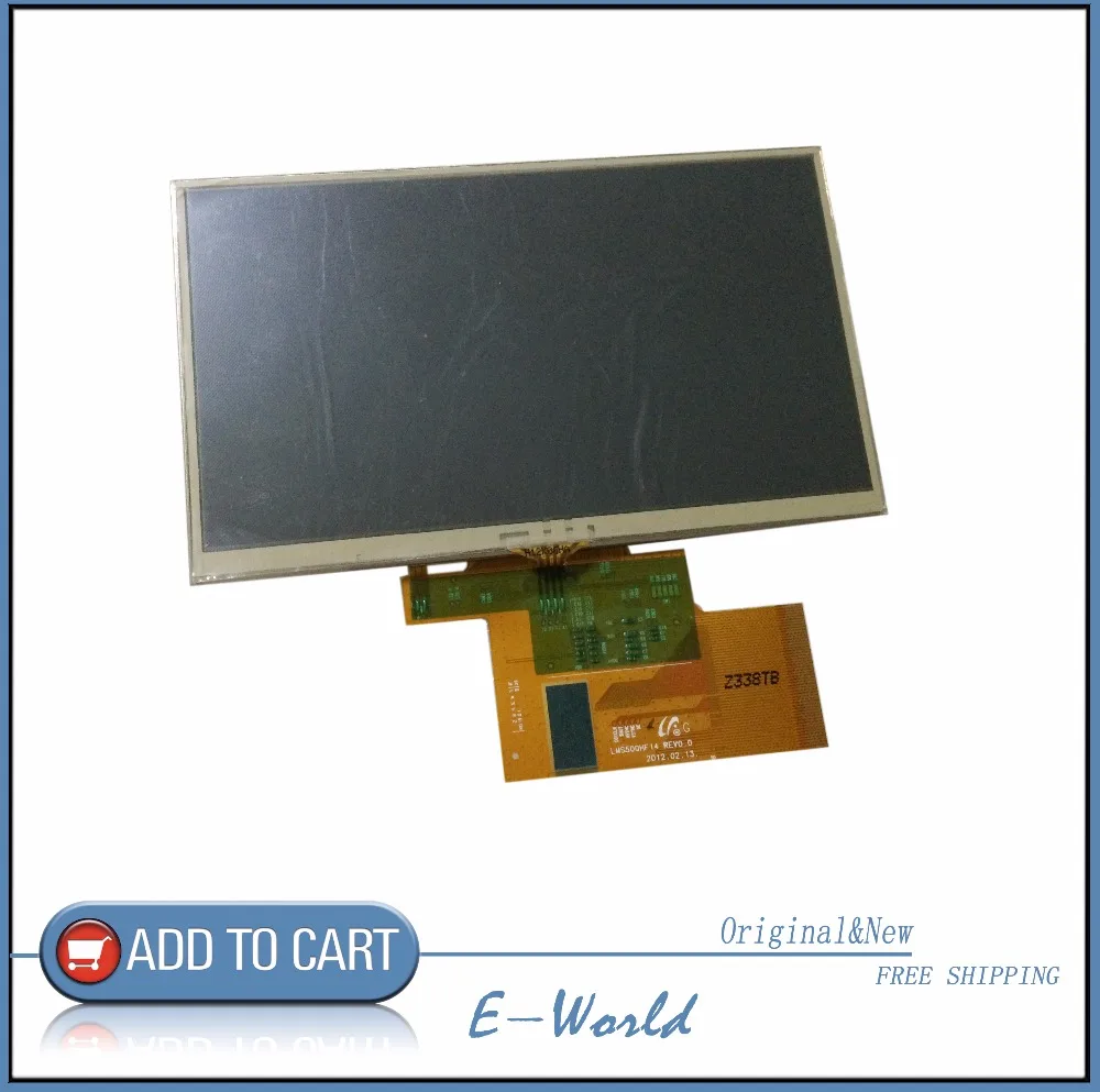 Original and New 5inch LMS500HF14 LMS500HF14-004 TFT LCD screen with Touch Screen for TOMTOM GPS free shipping |