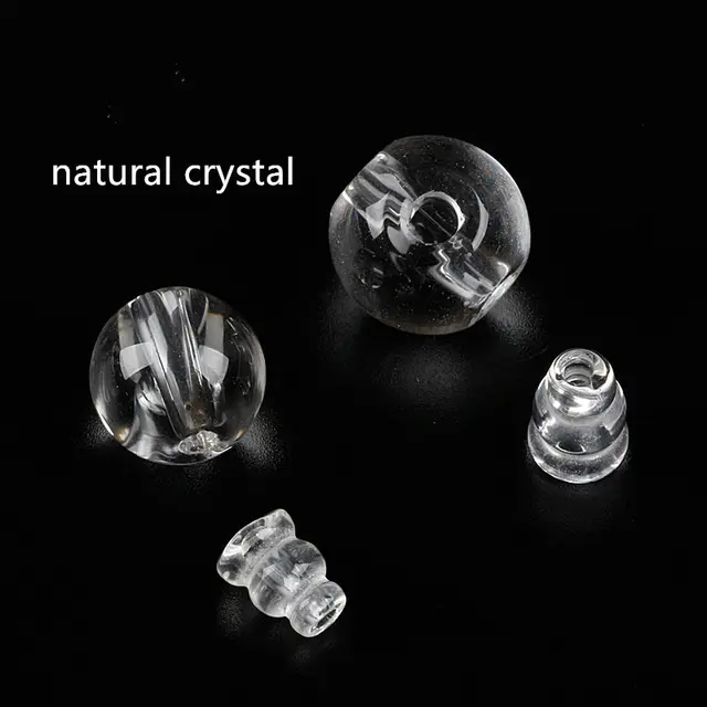 Perles Rondes en Clip de Quartz Transparent Naturel, pour les Malas de Prière, 6mm, 8mm, 10mm, 12mm, 14mm, 16mm, TSB0188 2