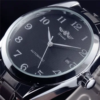 2017 WINNER Watch Automatic Mens Watches Business Classic Mechanical Auto Date Stainless Steel Band Skeleton Self Wristwatch
2017 WINNER Watch Automatic Mens Watches Business Classic Mechanical Auto Date Stainless Steel Band Skeleton Self Wristwatch