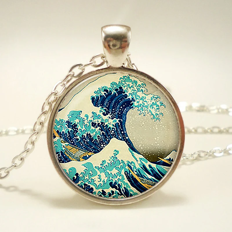 Great Wave off Kanagawa Katsushika Hokusai art pendant. Great Wave off Kanagawa Necklace. Great Wave off Kanagawa jewelry.Gift
Great Wave off Kanagawa Katsushika Hokusai art pendant. Great Wave off Kanagawa Necklace. Great Wave off Kanagawa jewelry.Gift