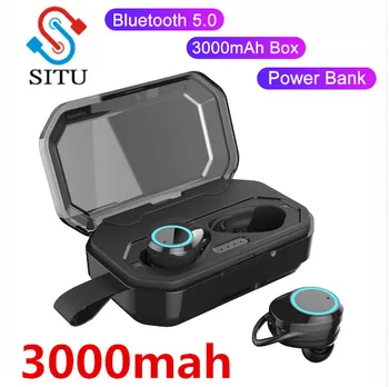 SITU X6 TWS Bluetooth Earphone 5.0 Noise Cancelling HIFI Bass Wireless Earbuds For iphone xiaomi huawei Headphone Power bank
SITU X6 TWS Bluetooth Earphone 5.0 Noise Cancelling HIFI Bass Wireless Earbuds For iphone xiaomi huawei Headphone Power bank