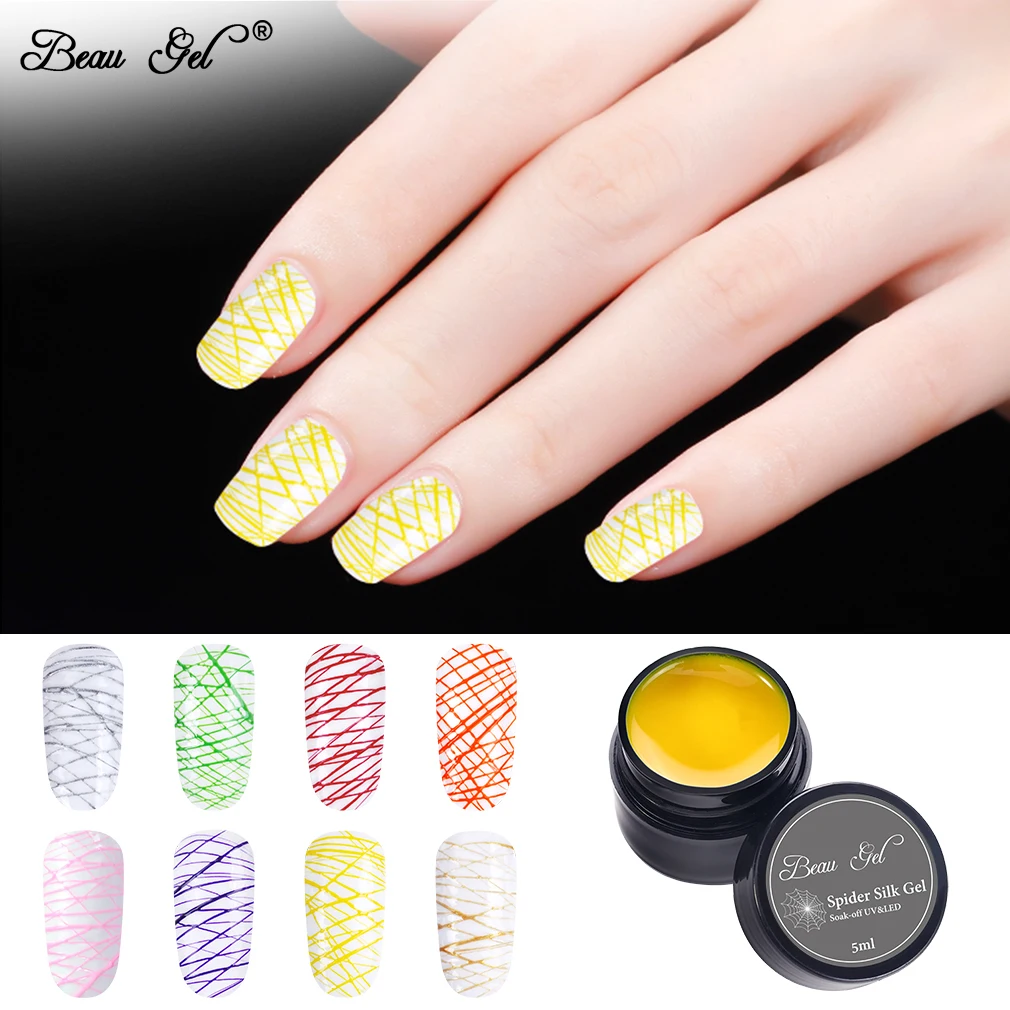 Beau Gel 5ML Wire Drawing Nail Gel Polish Pulling Silk Spider Painting Gel Varnish Creative Nail Art DIY Gel Nail Polish Lacquer
Beau Gel 5ML Wire Drawing Nail Gel Polish Pulling Silk Spider Painting Gel Varnish Creative Nail Art DIY Gel Nail Polish Lacquer