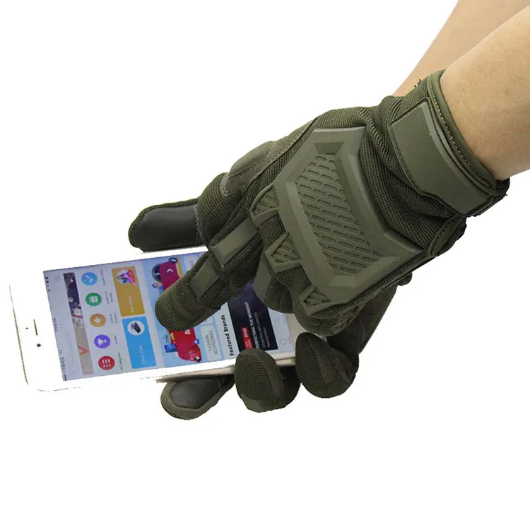 Touch Screen Tactical gloves Airsoft Paintball Military gloves Men Army Forces Antiskid Hiking Bicycle Full Finger Gym Gloves