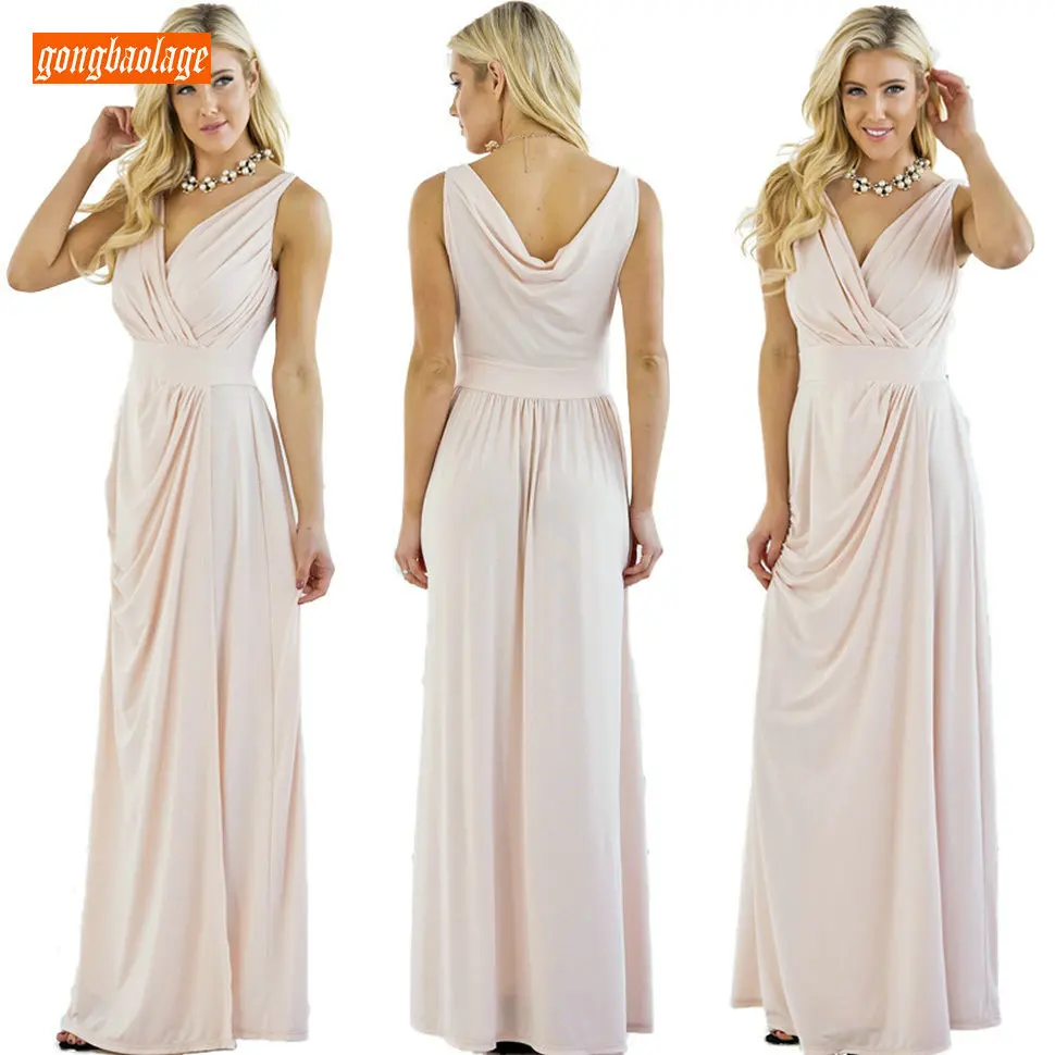 Elegant Light Pink Evening Dresses Long Party Evening Gowns 2019 Simple V-Neck Chiffon A-Line Banquet Cheap Women Formal Dress
Elegant Light Pink Evening Dresses Long Party Evening Gowns 2019 Simple V-Neck Chiffon A-Line Banquet Cheap Women Formal Dress