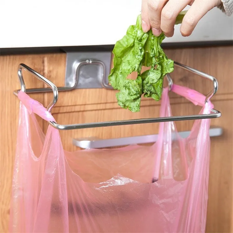 MeyJig Stainless Steel Kitchen Hanger Cabinet Door Trash Bag Holder Garbage Organizer Cupboard Plastic Bag Hanging Rack Hooks
MeyJig Stainless Steel Kitchen Hanger Cabinet Door Trash Bag Holder Garbage Organizer Cupboard Plastic Bag Hanging Rack Hooks