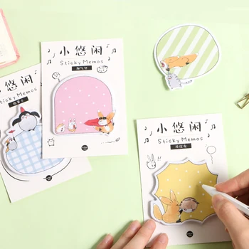 1 pcs Cute Naughty series cartoon animal memo pad paper Post notes sticky notepad kawaii stationery papeleria school supplies
1 pcs Cute Naughty series cartoon animal memo pad paper Post notes sticky notepad kawaii stationery papeleria school supplies