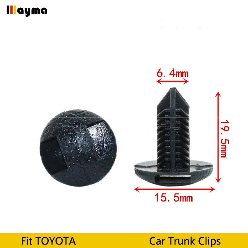 Пластиковые клипсы с заклепками фиксаторы для багажника клипса Toyota Reiz Camry Corolla