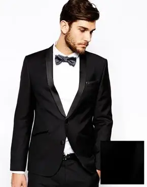 Black Custom Made Leisure Two Buttons Business Groom Tuxedos Shawl lapel Men Wedding Suits( jacket+Pants+tie)
Black Custom Made Leisure Two Buttons Business Groom Tuxedos Shawl lapel Men Wedding Suits( jacket+Pants+tie)