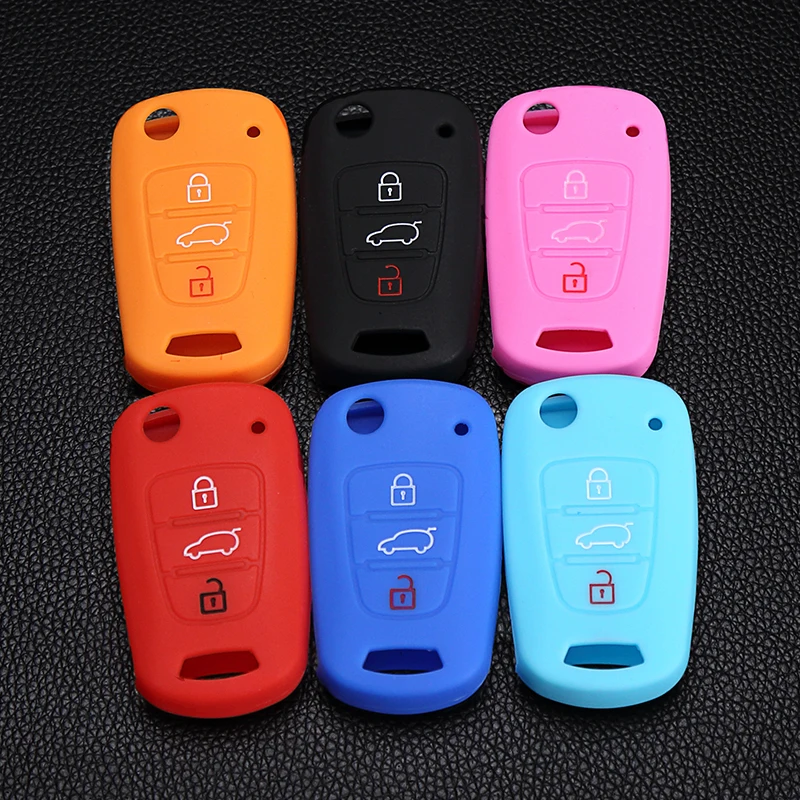 Silicone key case cover for Kia Rio K2 K5 Sportage Sorento For Hyundai i20 i30 i35 ix20 ix35 Solaris Verna Folding Key Case
Silicone key case cover for Kia Rio K2 K5 Sportage Sorento For Hyundai i20 i30 i35 ix20 ix35 Solaris Verna Folding Key Case