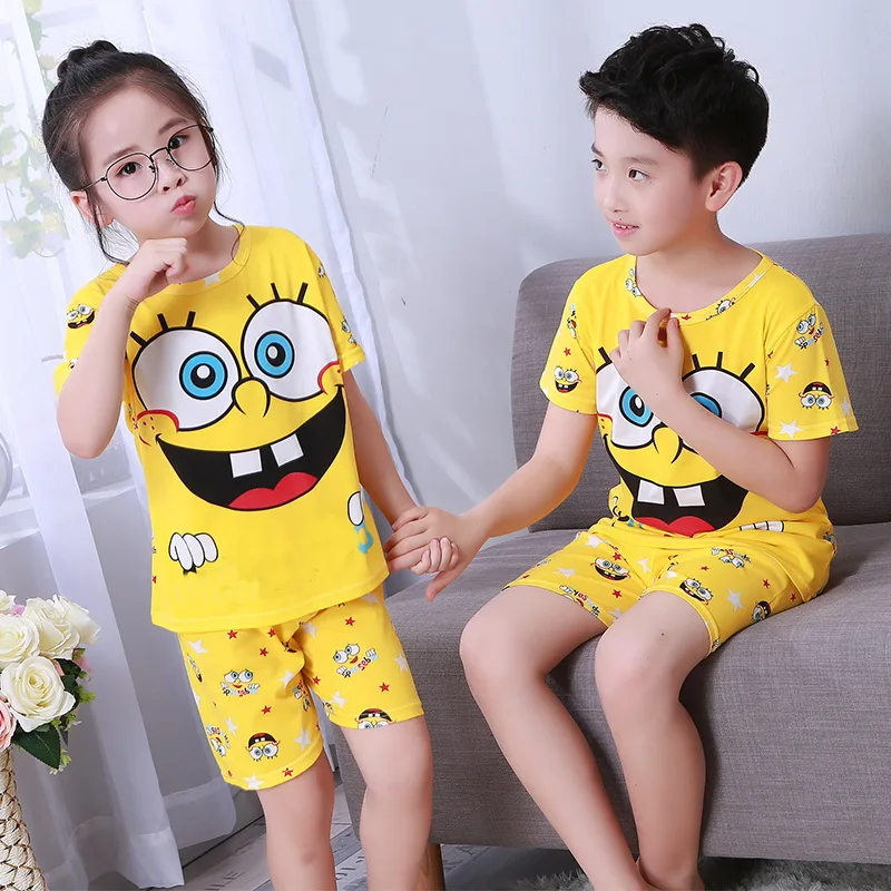 A%A984 2-14y Kids Sleepwear Boys Girls Pajamas Cartoon Baby Nightgown Short Sleeve Tees + Shorts Sets Baby Clothing Underwear
A%A984 2-14y Kids Sleepwear Boys Girls Pajamas Cartoon Baby Nightgown Short Sleeve Tees + Shorts Sets Baby Clothing Underwear