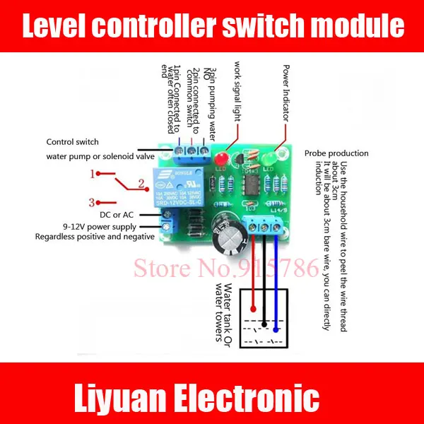 2pcs Level controller switch module / water pool automatic pumping water drain water protection control circuit board
2pcs Level controller switch module / water pool automatic pumping water drain water protection control circuit board
