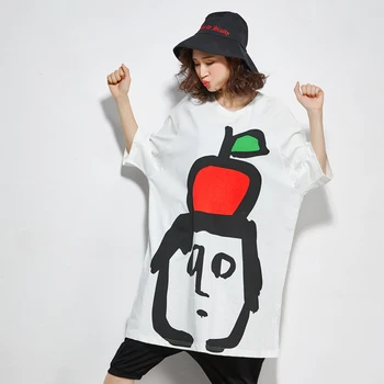 European station 2019 summer new ladies dress fat MM loose XL cotton round neck simple wild half-length T-shirt skirt women
European station 2019 summer new ladies dress fat MM loose XL cotton round neck simple wild half-length T-shirt skirt women