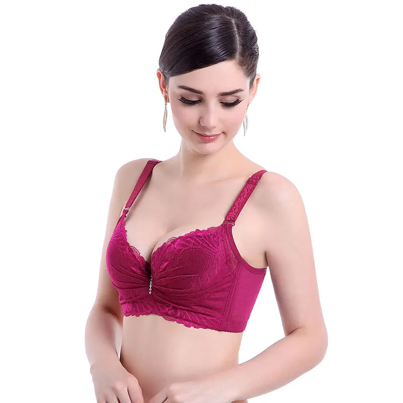 Women's large size bralette bra gathered to adjust the collection of breast milk sexy lingerie bra lace deep V underwear
Women's large size bralette bra gathered to adjust the collection of breast milk sexy lingerie bra lace deep V underwear
