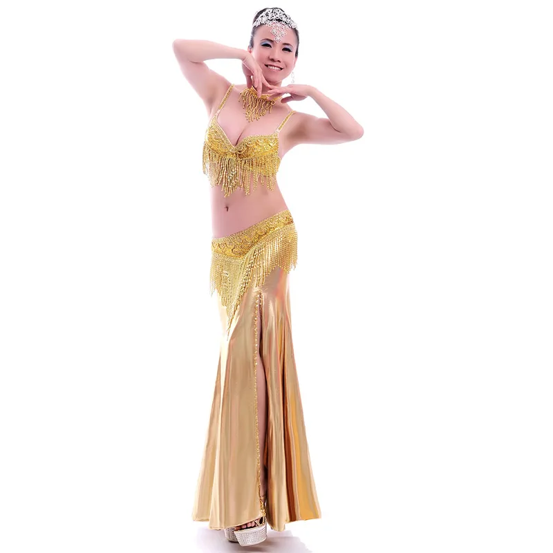Professional Belly Dance Costume Four-piece Suit Stage Performance Belly Dance Necklace Bra Belt Skirt Free Shipping 7010
Professional Belly Dance Costume Four-piece Suit Stage Performance Belly Dance Necklace Bra Belt Skirt Free Shipping 7010