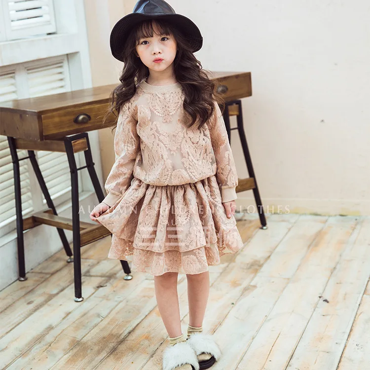 2017 autumn new children's clothing girls suit embroidered long-sleeved sweater with skirt suit wind campus
2017 autumn new children's clothing girls suit embroidered long-sleeved sweater with skirt suit wind campus