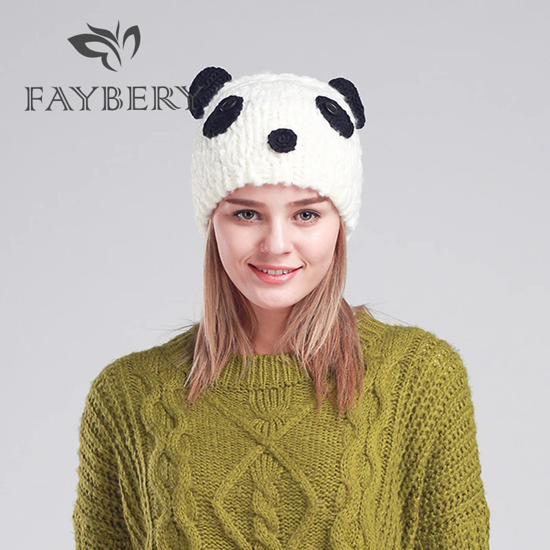 Hot Sale Panda Ears Women Hat Knitted Acrylic Warm Winter Beanie Caps for Women Crochet Fur 2018 New Fashion
Hot Sale Panda Ears Women Hat Knitted Acrylic Warm Winter Beanie Caps for Women Crochet Fur 2018 New Fashion