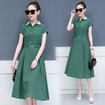 2018 summer wear new casual women solid dress with short sleeve long dresses with belt design lady vestido clothes size S-3XL
2018 summer wear new casual women solid dress with short sleeve long dresses with belt design lady vestido clothes size S-3XL