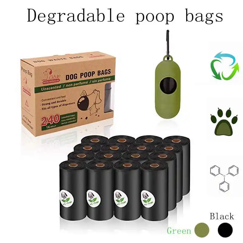 Degradable Pet Dog Poop Bags Eco-Friendly Cat Waste Bags Dispenser Outdoor Carrier Portable Pick-up Pet Poop Garbage Pet Supply
Degradable Pet Dog Poop Bags Eco-Friendly Cat Waste Bags Dispenser Outdoor Carrier Portable Pick-up Pet Poop Garbage Pet Supply