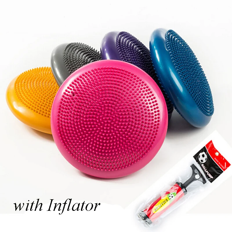 Durable 33cm Inflatable Yoga Massage Ball Universal Sports Gym Fitness Yoga Wobble Balance Disc Massage Cushion Mat with Inflat
Durable 33cm Inflatable Yoga Massage Ball Universal Sports Gym Fitness Yoga Wobble Balance Disc Massage Cushion Mat with Inflat