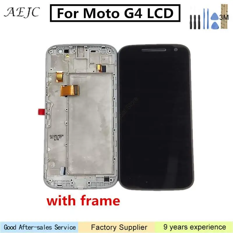 5.5" for Motorola Moto G4 XT1622 Xt1625 LCD Display Touch Screen Digitizer Assembly with Frame Replacement for Moto G4 Screen
5.5" for Motorola Moto G4 XT1622 Xt1625 LCD Display Touch Screen Digitizer Assembly with Frame Replacement for Moto G4 Screen