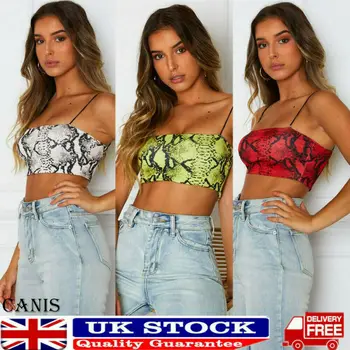 Summer Sexy Ladies Women Sleeveless Sling Camisole Leopard Vest Snakeskin pattern Camisole Sleeveless Crop Top S M L XL 2XL
Summer Sexy Ladies Women Sleeveless Sling Camisole Leopard Vest Snakeskin pattern Camisole Sleeveless Crop Top S M L XL 2XL