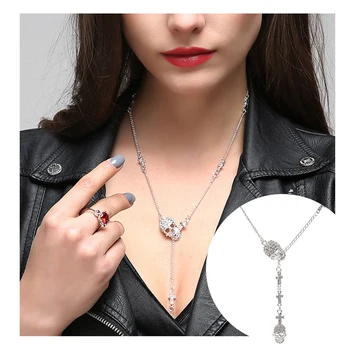 EVBEA Classic Vintage Skeleton Skull Necklaces Pendants Retro Rhinestone Punk Necklace
EVBEA Classic Vintage Skeleton Skull Necklaces Pendants Retro Rhinestone Punk Necklace