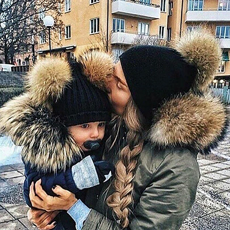 High Quanlity Mom Boy Girls Double Hair Ball Solid Color Woollen Crimping Thicker Beanie Hat
High Quanlity Mom Boy Girls Double Hair Ball Solid Color Woollen Crimping Thicker Beanie Hat