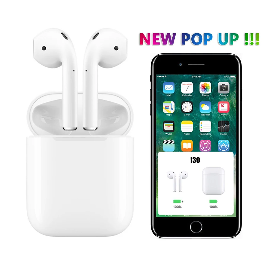 i30 tws Bluetooth Earphones Wireless Earphone i30tws Pop Up Touch Bluetooth Earbuds PK w1 chip 1:1 Replica i20 tws lk te9 i12 10
i30 tws Bluetooth Earphones Wireless Earphone i30tws Pop Up Touch Bluetooth Earbuds PK w1 chip 1:1 Replica i20 tws lk te9 i12 10