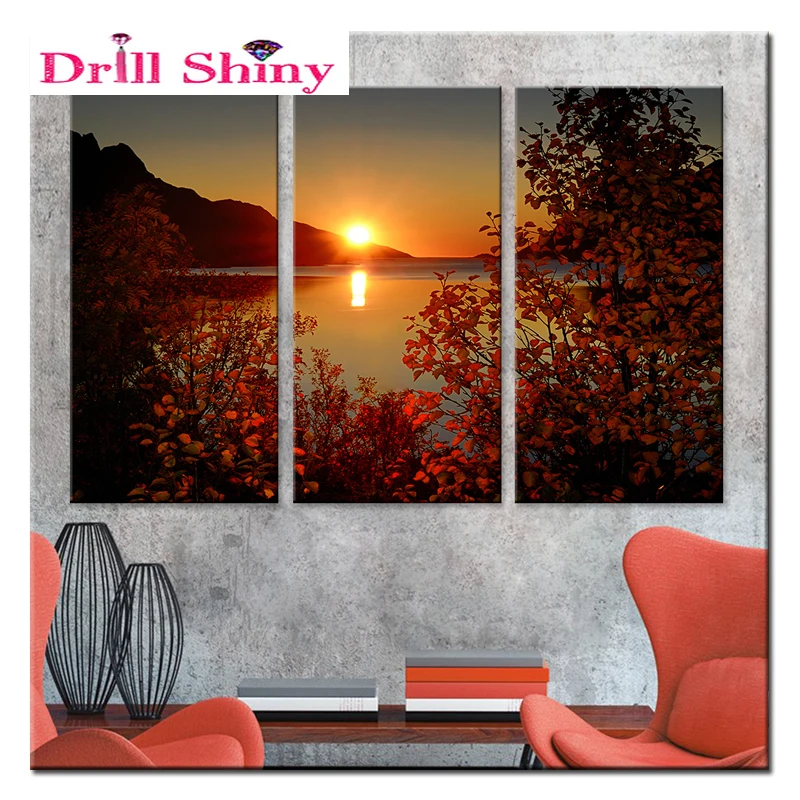 DIY CUSTOM PHOTO,3pcs/set 5D DIY Diamond Painting"red tree&sunest scenic"Full Round Diamond Embroidery Cross Stitch Home Decor
DIY CUSTOM PHOTO,3pcs/set 5D DIY Diamond Painting"red tree&sunest scenic"Full Round Diamond Embroidery Cross Stitch Home Decor