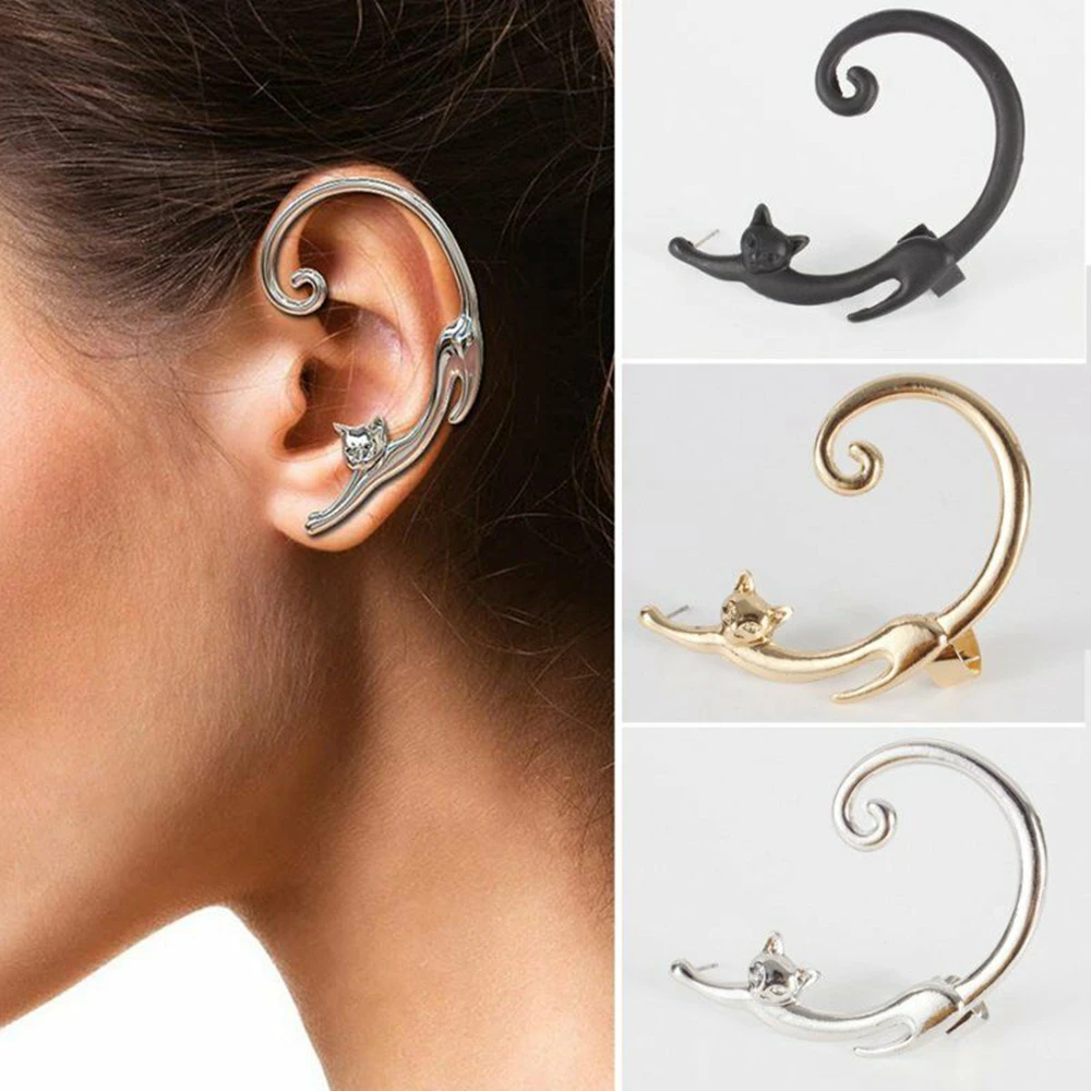 1pc 2019 New Fashion Cat Clip Ear Cuff Stud Women's Punk Wrap Cartilage Gold Sliver Earring Jewelry Wholesale
1pc 2019 New Fashion Cat Clip Ear Cuff Stud Women's Punk Wrap Cartilage Gold Sliver Earring Jewelry Wholesale