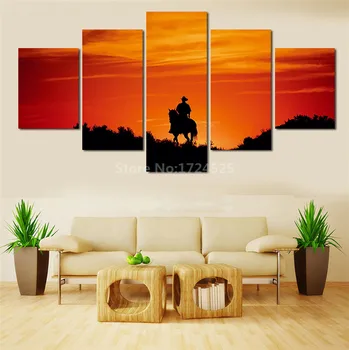 5 Panels Modern Art Picture Printed On Canvas Handsome Human Riding Stronger Horse For Living Room Wall Canvas Painting Unframed
5 Panels Modern Art Picture Printed On Canvas Handsome Human Riding Stronger Horse For Living Room Wall Canvas Painting Unframed