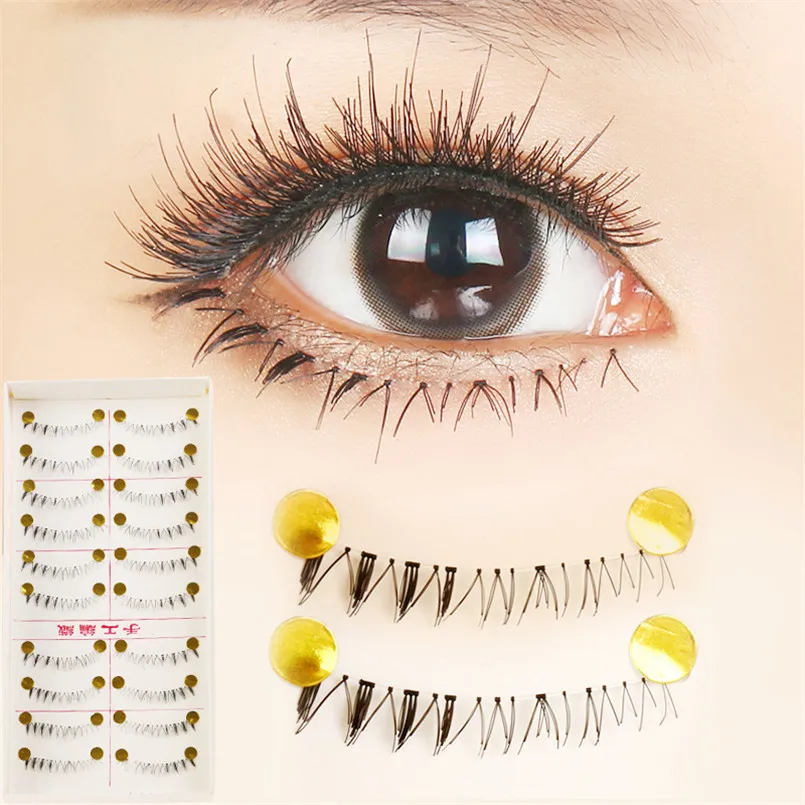 10Pairs/box Lower Eyelashes New Brand Professional Eyes Makeup False Lahes 3D Mink Lashes Maquiagem | Красота и здоровье