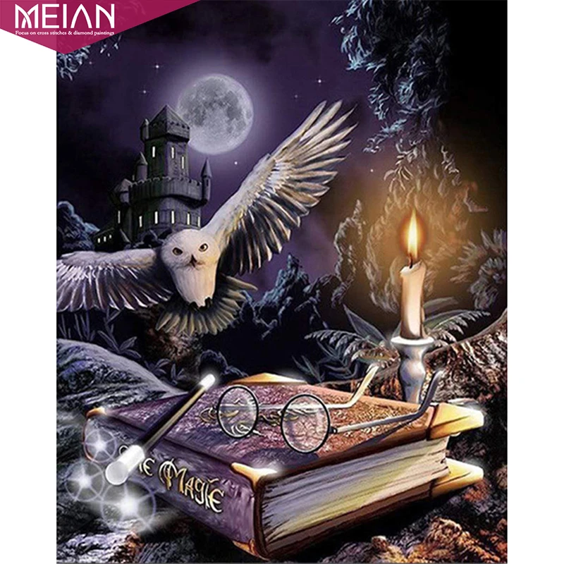 Meian,Full Round "Magical Owl "DIY Diamond Painting Drill Picture Diamond Embroidery Mosaic Sale, Christmas Accessories Decor
Meian,Full Round "Magical Owl "DIY Diamond Painting Drill Picture Diamond Embroidery Mosaic Sale, Christmas Accessories Decor
