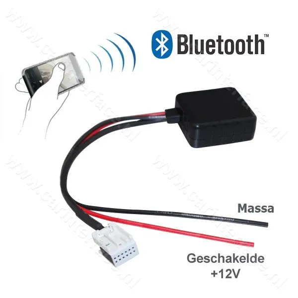 BLUETOOTH TO AUX INTERFACE / AUDIO ADAPTER FOR LEMON AND PEUGEOT CAR RADIO (12 PIN) Blaupunkt/VDO/Bosch RD4
BLUETOOTH TO AUX INTERFACE / AUDIO ADAPTER FOR LEMON AND PEUGEOT CAR RADIO (12 PIN) Blaupunkt/VDO/Bosch RD4
