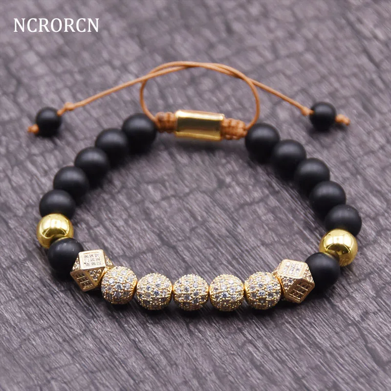 2019popular 8mm 4 colors matte black beads Bracelets For Men&Women braiding Bracelet Jewelry Pulsera zapestnica ranneketta
2019popular 8mm 4 colors matte black beads Bracelets For Men&Women braiding Bracelet Jewelry Pulsera zapestnica ranneketta