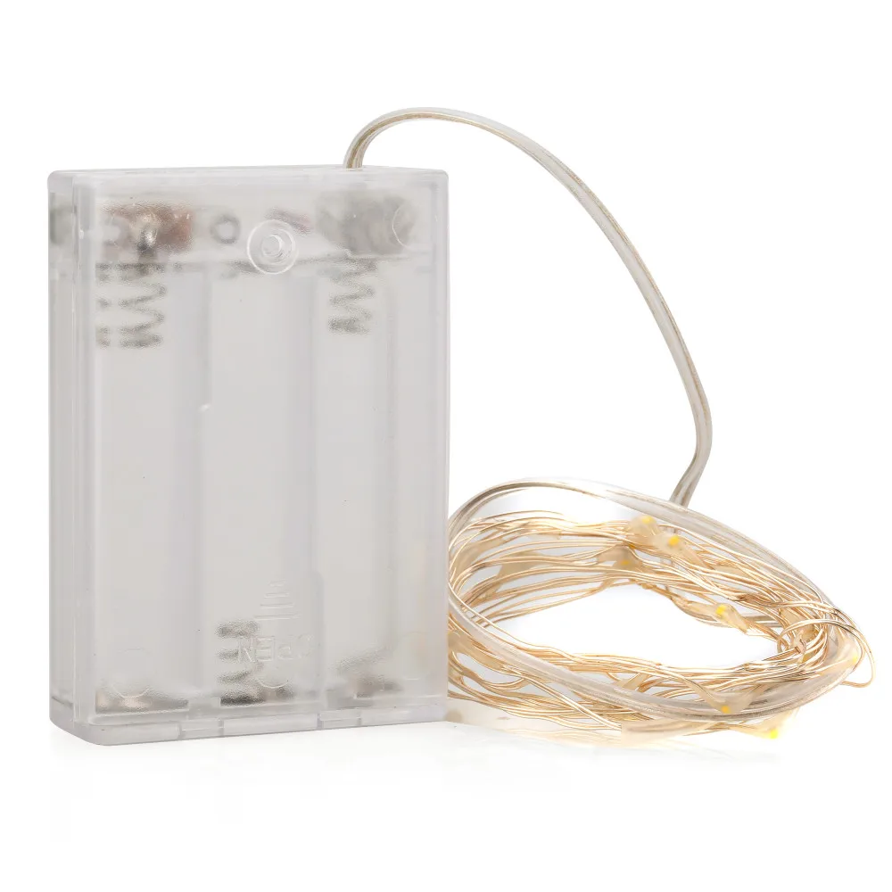 10M 100 LED 3AA Battery Operated Copper Wire Colorful Tiny String Fairy Light for Christmas Holiday Wedding Party Decoration
10M 100 LED 3AA Battery Operated Copper Wire Colorful Tiny String Fairy Light for Christmas Holiday Wedding Party Decoration