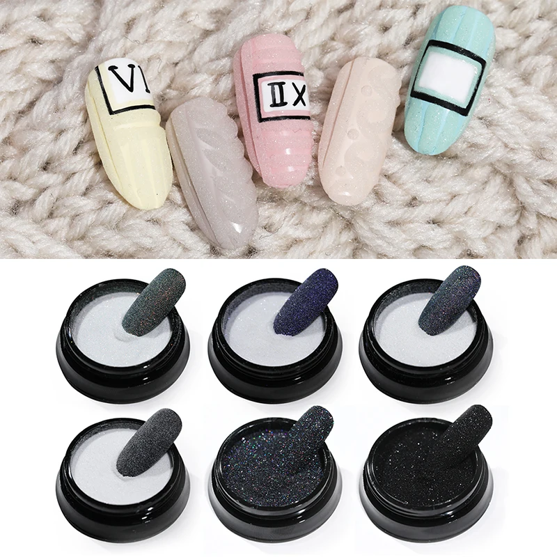 2g Nail Powder Holographic Sugar Glitter Dust Nail Art Tips Hair Wool Pigment Balck White DIY Nail Decorations Design
2g Nail Powder Holographic Sugar Glitter Dust Nail Art Tips Hair Wool Pigment Balck White DIY Nail Decorations Design