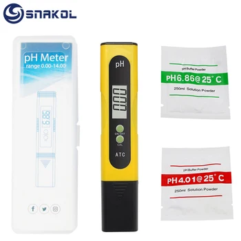High Accuracy 0.01 LCD Digital PH Meter Tester for Water Food Aquarium Pool Hydroponics Pocket Size PH Tester Large LCD Display
High Accuracy 0.01 LCD Digital PH Meter Tester for Water Food Aquarium Pool Hydroponics Pocket Size PH Tester Large LCD Display