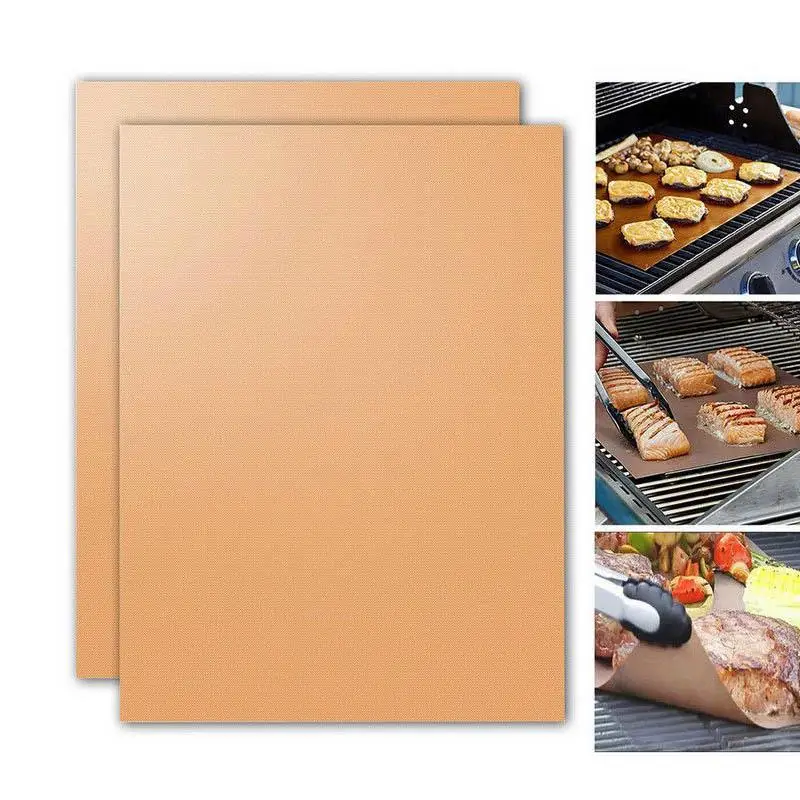 New Design 2PCS Non-Stick BBQ Magic Grill Mat Heat Resistant Cozinha Cozinhar Baking Silicone Mat
New Design 2PCS Non-Stick BBQ Magic Grill Mat Heat Resistant Cozinha Cozinhar Baking Silicone Mat