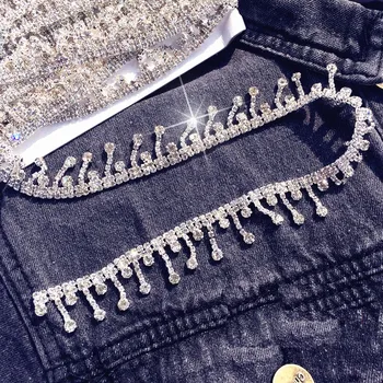 tessel crystal rhinestone tassels Wedding dress accessories Beaded Lace Trim fabric applique patches sew on trim for clothing
tessel crystal rhinestone tassels Wedding dress accessories Beaded Lace Trim fabric applique patches sew on trim for clothing