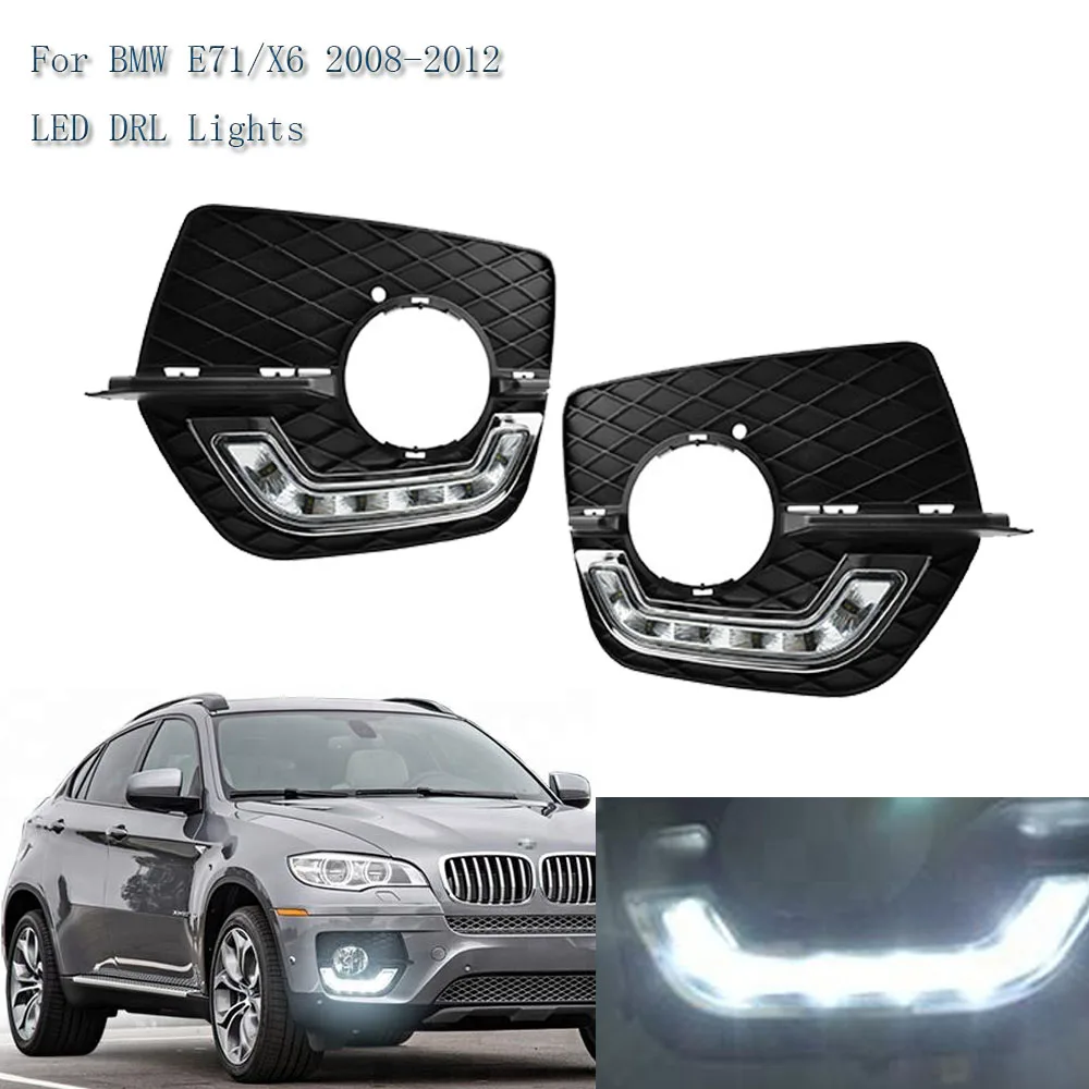 2x Error Free LED Grille Daytime Running Light 12V 12W For BMW E71 X5 10-13 DRL White Daylight 1320LM Position Signal Lamps E4
2x Error Free LED Grille Daytime Running Light 12V 12W For BMW E71 X5 10-13 DRL White Daylight 1320LM Position Signal Lamps E4