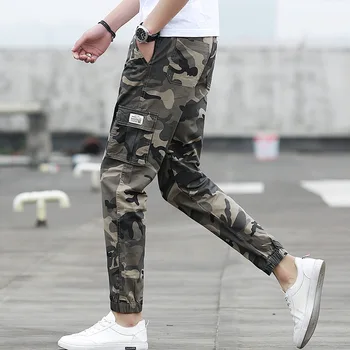 men pants Tooling multi-pocket trousers men straight loose wild casual camouflage pants streetwear
men pants Tooling multi-pocket trousers men straight loose wild casual camouflage pants streetwear