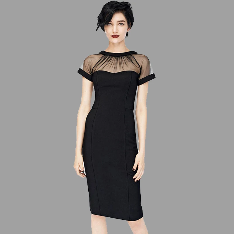 Women Thin Sand Elegant Temperament Pencil Buttocks Dress Spring New Style V Collar Back Transparent Sexy Stretch Femal Dress
Women Thin Sand Elegant Temperament Pencil Buttocks Dress Spring New Style V Collar Back Transparent Sexy Stretch Femal Dress