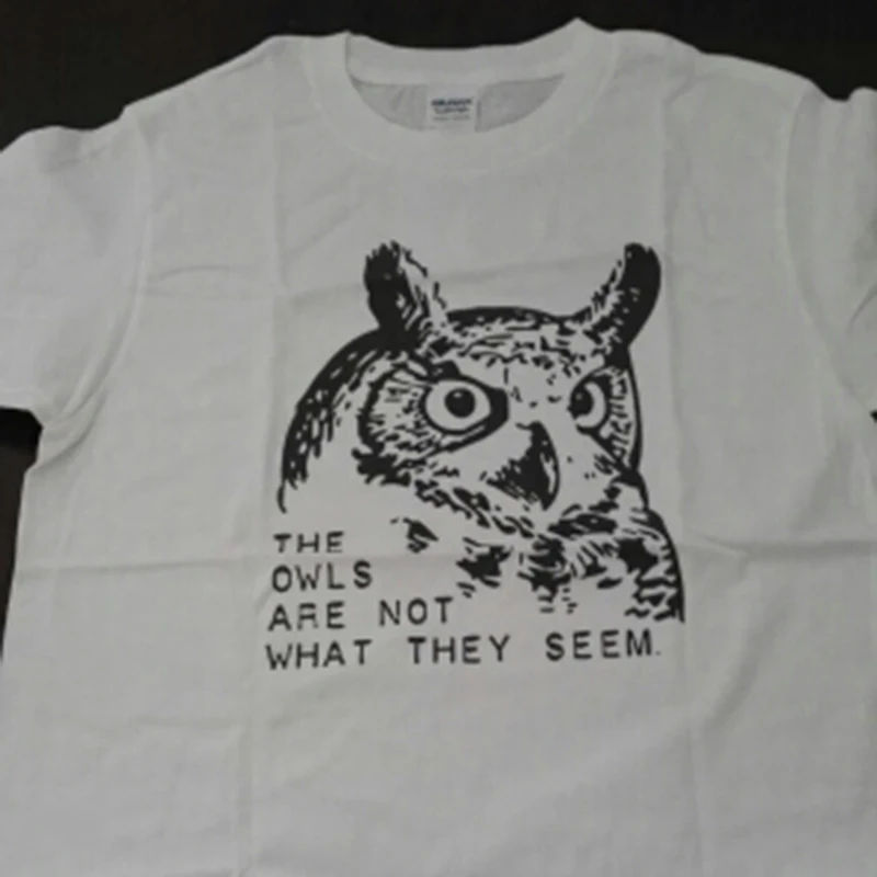 Twin Peaks The Owl New Fashion Man T-Shirt Cotton O Neck Mens Short Sleeve Mens tshirt Male Tops Tees Wholesale
Twin Peaks The Owl New Fashion Man T-Shirt Cotton O Neck Mens Short Sleeve Mens tshirt Male Tops Tees Wholesale