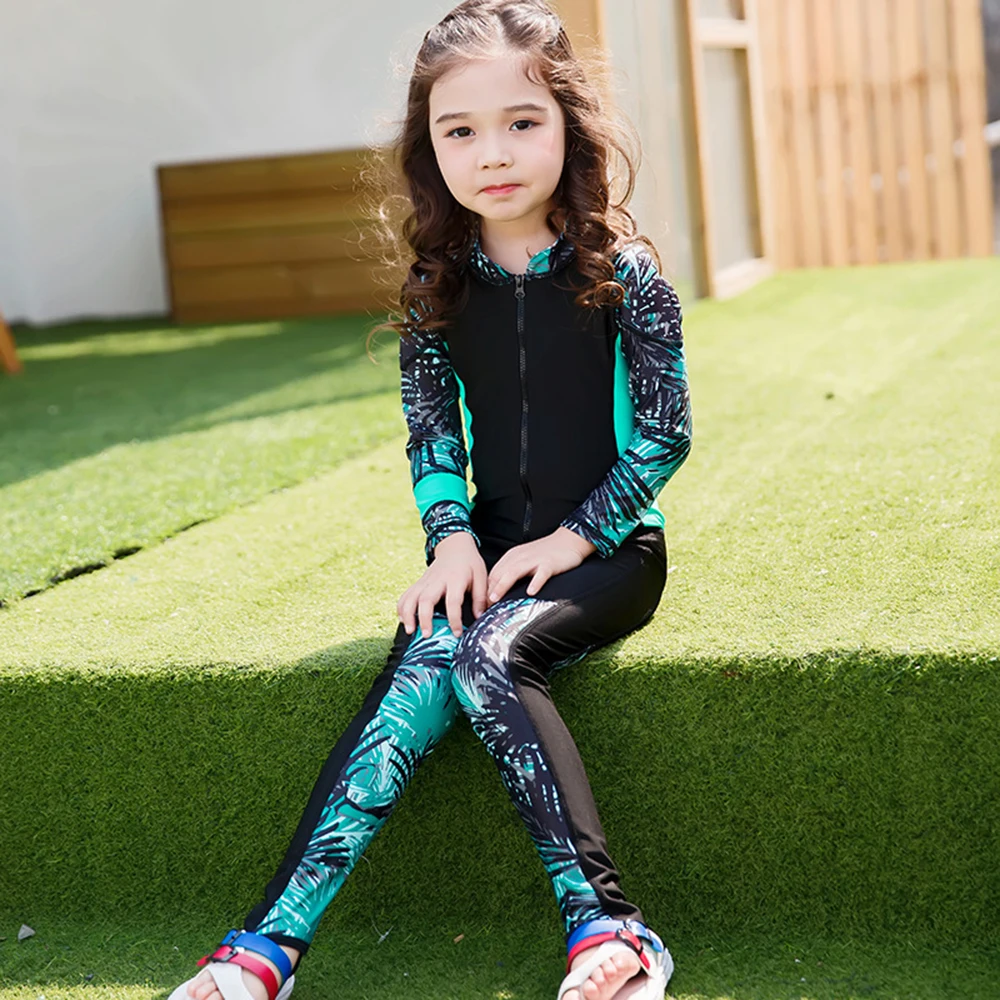 Kids Bathing Suit Boys Girls Rash Guards One Piece For Surfing Long Sleeved Quick-dry Swimsuit Wetsuit Norkeling Surf Swimwear
Kids Bathing Suit Boys Girls Rash Guards One Piece For Surfing Long Sleeved Quick-dry Swimsuit Wetsuit Norkeling Surf Swimwear