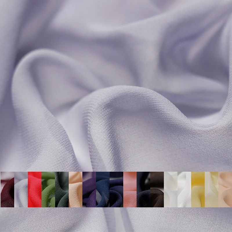 Pearlsilk Pure Colour Elastic Silk Georgette Thin Soft Mulberry Silk Materials Dress Lining DIY clothes fabrics Freeshipping
Pearlsilk Pure Colour Elastic Silk Georgette Thin Soft Mulberry Silk Materials Dress Lining DIY clothes fabrics Freeshipping
