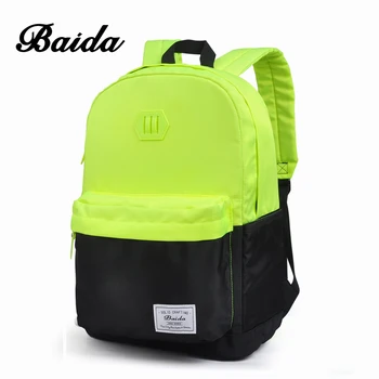 Fluorescent Color Fashion Backpack Mochila Solid Teenage Girls Schoolbags Book Backpacks boys School Bags Adjustment Straps
Fluorescent Color Fashion Backpack Mochila Solid Teenage Girls Schoolbags Book Backpacks boys School Bags Adjustment Straps