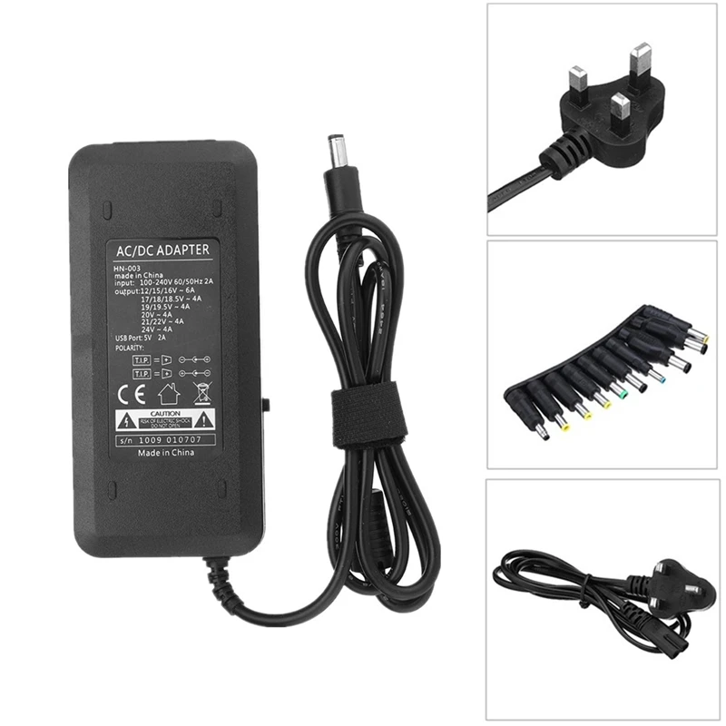 CLAITE UK Plug AC100-240 To DC12-24V 120W Adjustable Power Adapter Universal Charger with 10pcs Connector
CLAITE UK Plug AC100-240 To DC12-24V 120W Adjustable Power Adapter Universal Charger with 10pcs Connector